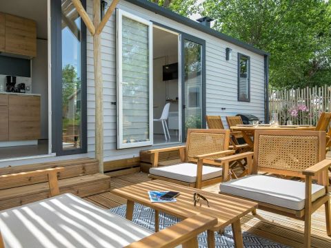 MOBILHOME 6 personnes - Prestige Garden 4 Pièces 6 Personnes Climatisé + TV