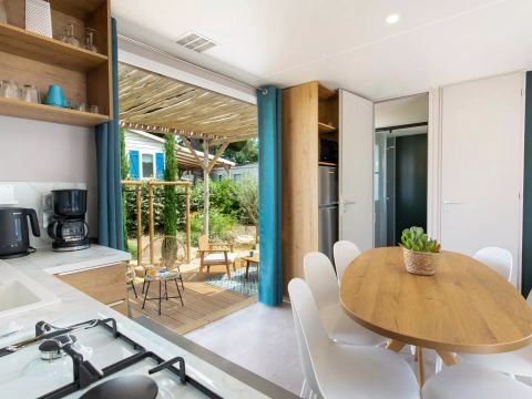 MOBILHOME 6 personnes - Prestige Garden 4 Pièces 6 Personnes Climatisé + TV