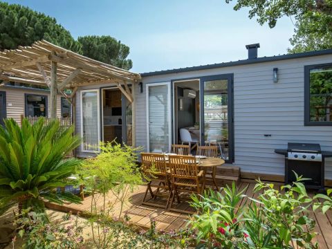 MOBILHOME 6 personnes - Prestige Garden 4 Pièces 6 Personnes Climatisé + TV