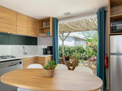 MOBILHOME 6 personnes - Prestige Garden 4 Pièces 6 Personnes Climatisé + TV