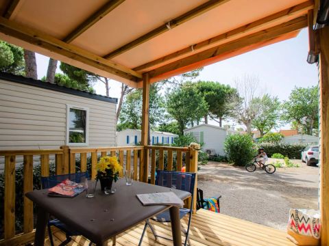 MOBILHOME 2 personnes - Premium Stella Maris 2 Pièces 2 Personnes Climatisé + TV