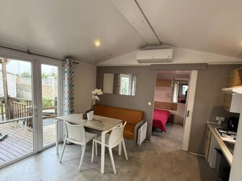 MOBILHOME 5 personnes - Mobil-home PMR Confort Calypso 3 Pièces 4/5 Personnes Climatisé + TV