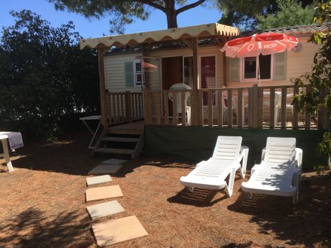MOBILHOME 4 personnes - 2 chambres non clim + terrasse
