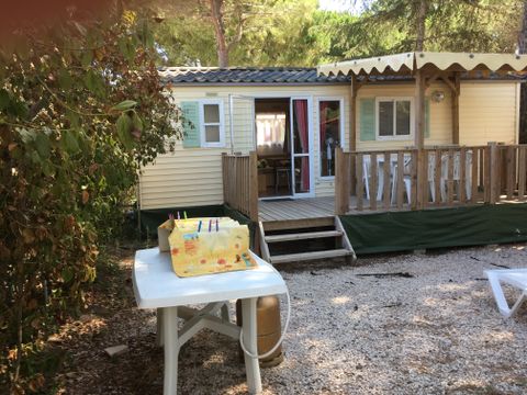 MOBILHOME 4 personnes - 2 chambres non clim + terrasse