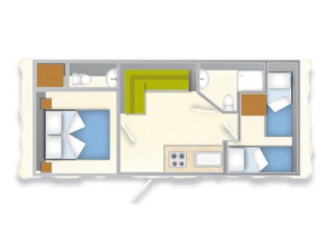 MOBILHOME 4 personnes - BAIA COMFORT