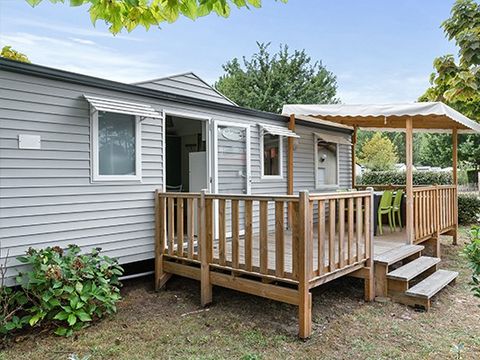 Mobilhome 6 personnes - Comfort XL | 3 Ch. | 6 Pers. | Terrasse surélevée | Clim.