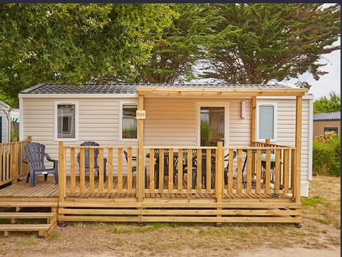 MOBILHOME 6 personnes - Comfort | 3 Ch. | 6 Pers. | Terrasse surélevée | TV