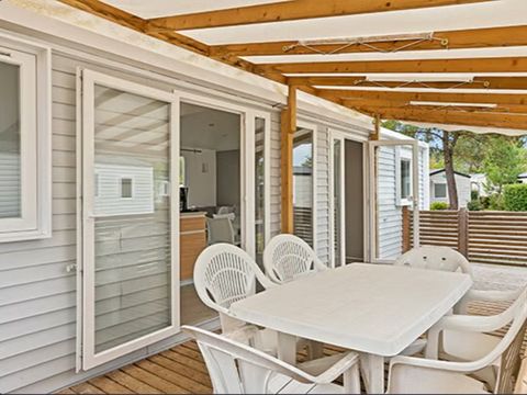 MOBILHOME 6 personnes - Premium | 3 Ch. | 6 Pers. | Terrasse surélevée