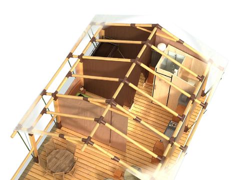 TENTE 5 personnes - Lodge KENYA