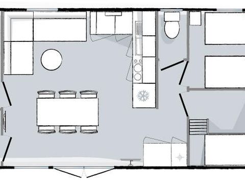 MOBILHOME 6 personnes - O'HARA 944 Privilège