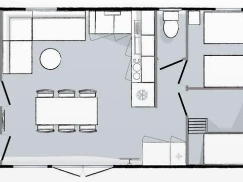MOBILHOME 6 personnes - O'HARA 944 Privilège