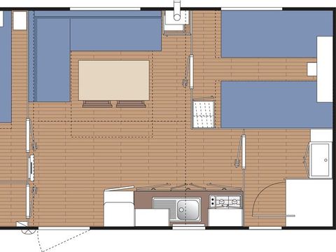 MOBILHOME 4 personnes - O'HARA 734 Confort