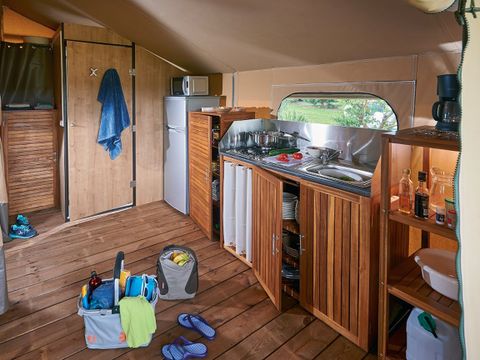 TENTE TOILE ET BOIS 5 personnes - Tente Lodge KENYA VIP