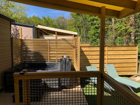 Mobilhome 4 personnes - Mobil home O'HARA 844 Côté jardin VIP - 2 chambres