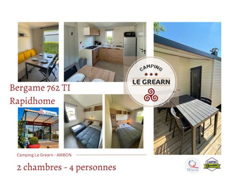 MOBILHOME 4 personnes - Bergame 762 TI 2 ch
