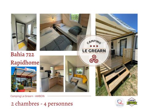 MOBILHOME 4 personnes - Bahia 72.2 2 chambres