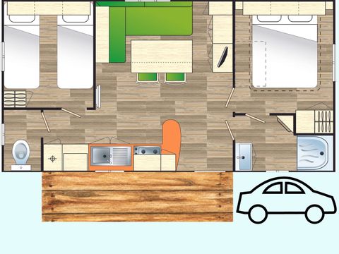 MOBILHOME 6 personnes - Ylang