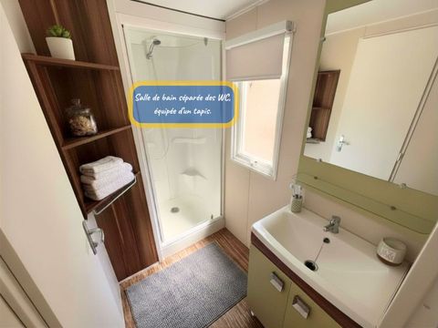 MOBILHOME 6 personnes - Jasmin 2 personnes inclus - possible 2 personnes en supplément auprès du camping