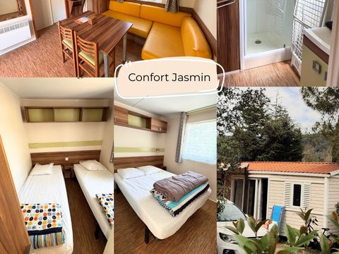 MOBILHOME 6 personnes - Jasmin 2 personnes inclus - possible 2 personnes en supplément auprès du camping