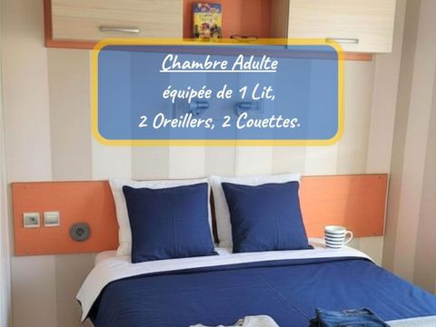 MOBILHOME 6 personnes - Bambou - capacité inclus 2 personnes / capacité max 4 personnes (supplément auprès du camping)