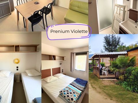Mobilhome 6 personnes - Cottage Premium Violette - 2 chambres