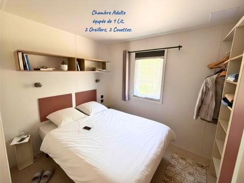MOBILHOME 6 personnes - Cottage Premium Violette (2ch)