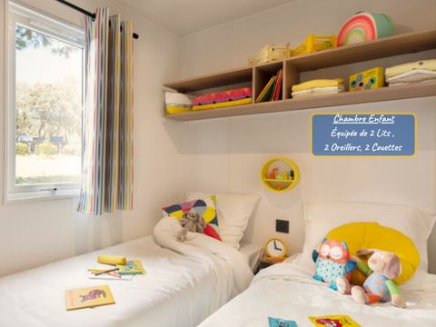 MOBILHOME 6 personnes - Cottage Premium Azalée (2ch)