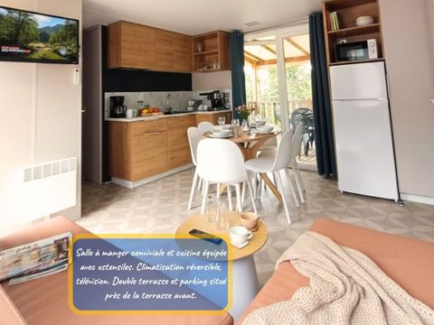 MOBILHOME 9 personnes - PAMPA Premium Panoramique 36 m²