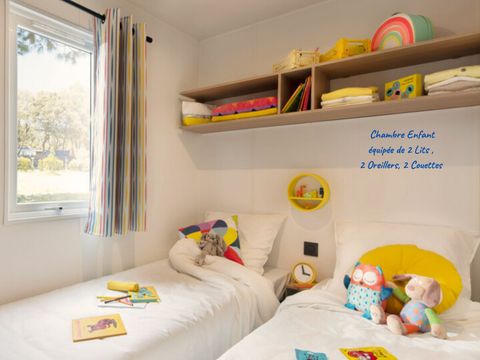 MOBILHOME 11 personnes - COTTAGE PREMIUM TRIBU (5 ch)