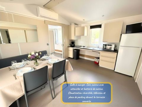 MOBILHOME 4 personnes - COTTAGE CONFORT ACACIA