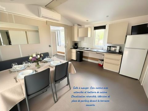 MOBILHOME 4 personnes - COTTAGE CONFORT ACACIA