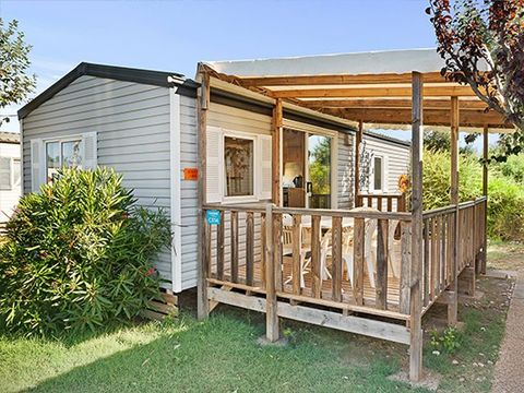 Mobilhome 6 personnes - Mobil-home | Classic | 3 Ch. | 6 Pers. | Terrasse surélevée | Clim. | TV