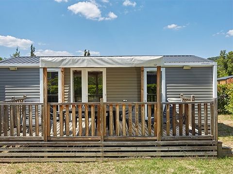 Mobilhome 6 personnes - Mobil-home | Comfort XL | 2 Ch. | 4/6 Pers. | Terrasse surélevée | Clim. | TV