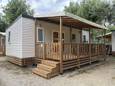 MOBILHOME 6 personnes - Comfort | 3 Ch. | 6 Pers. | Terrasse surélevée | TV