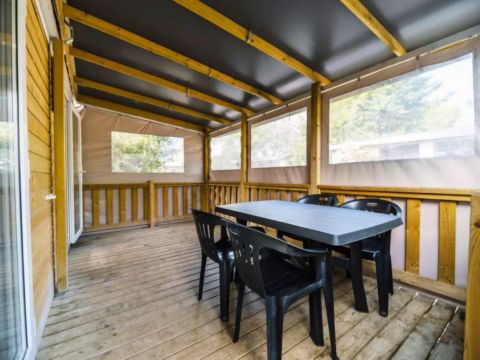 MOBILHOME 4 personnes - Mobil-home Confort 3 Pièces 4 Personnes + TV