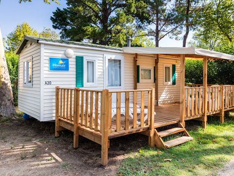 MOBILHOME 4 personnes - Classique | 2 Chambres | 4 Couchages | Terrasse semi couverte | 1 Salle de bain | Climatisation