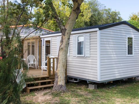 MOBILHOME 6 personnes - Confort | 3 Chambres | 6 Couchages | Terrasse semi couverte | 1 Salle de bain | Climatisation