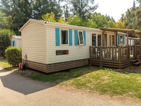 Mobilhome 6 personnes - Classic XL | 3 Ch. | 6 Pers. | Terrasse surélevée | Clim.
