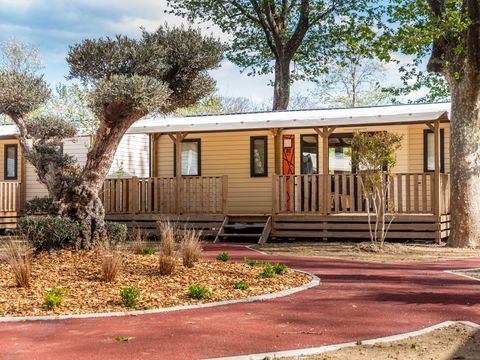 Mobilhome 6 personnes - Mobil-home | Premium Azure | 3 Ch. | 6 Pers. | Terrasse surélevée | Clim. | TV