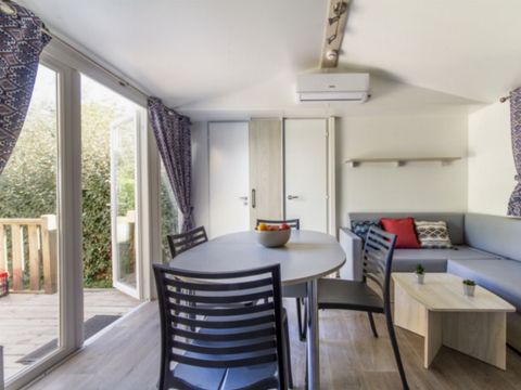 MOBILHOME 7 personnes - CONFORT - 3 chambres avec climatisation +TV 