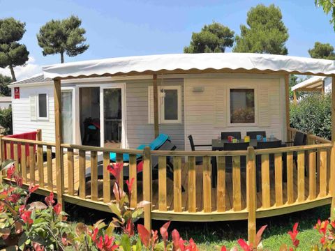 MOBILHOME 7 personnes - CONFORT - 3 chambres avec climatisation +TV 