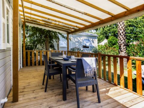 MOBILHOME 7 personnes - CONFORT - 3 chambres avec climatisation +TV 