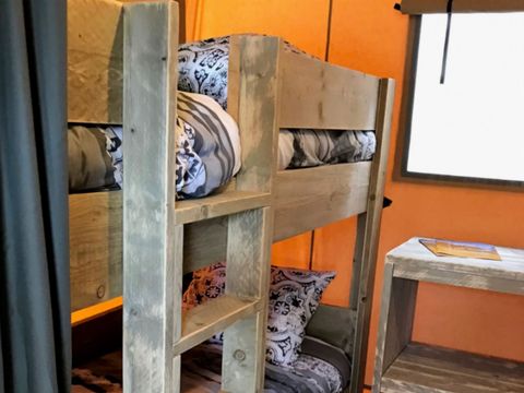 TENTE TOILE ET BOIS 4 personnes - SAFARI - 2 chambres