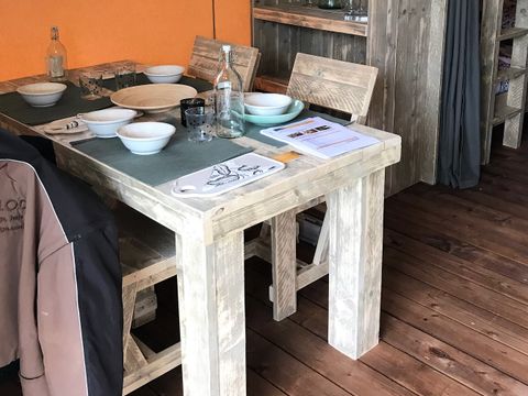 TENTE TOILE ET BOIS 4 personnes - Safari