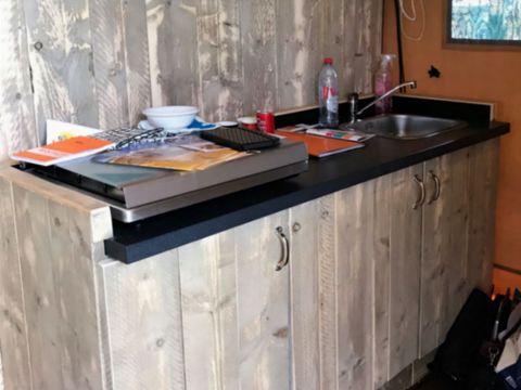 TENTE TOILE ET BOIS 4 personnes - Safari