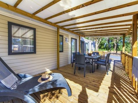 MOBILHOME 8 personnes - CONFORT - 4 chambres avec climatisation +TV+ 2 SDB 