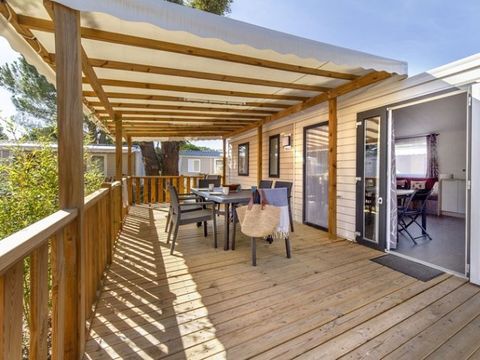 MOBILHOME 8 personnes - CONFORT - 4 chambres avec climatisation +TV+ 2 SDB 