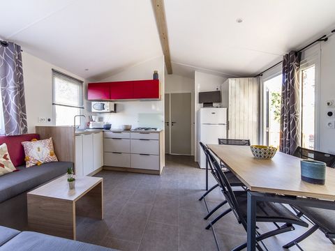 MOBILHOME 8 personnes - CONFORT - 4 chambres avec climatisation +TV+ 2 SDB 