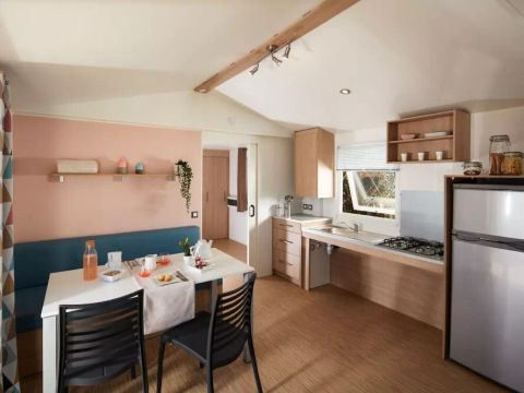 MOBILHOME 4 personnes - Mobil Home PMR 3 Pièces 4 Personnes Climatisé + TV