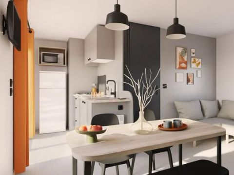 MOBILHOME 6 personnes - Homair mobil-home au Roussillonnais Comfort | 3 Ch. | 6 Pers. | Terrasse surélevée | Clim.